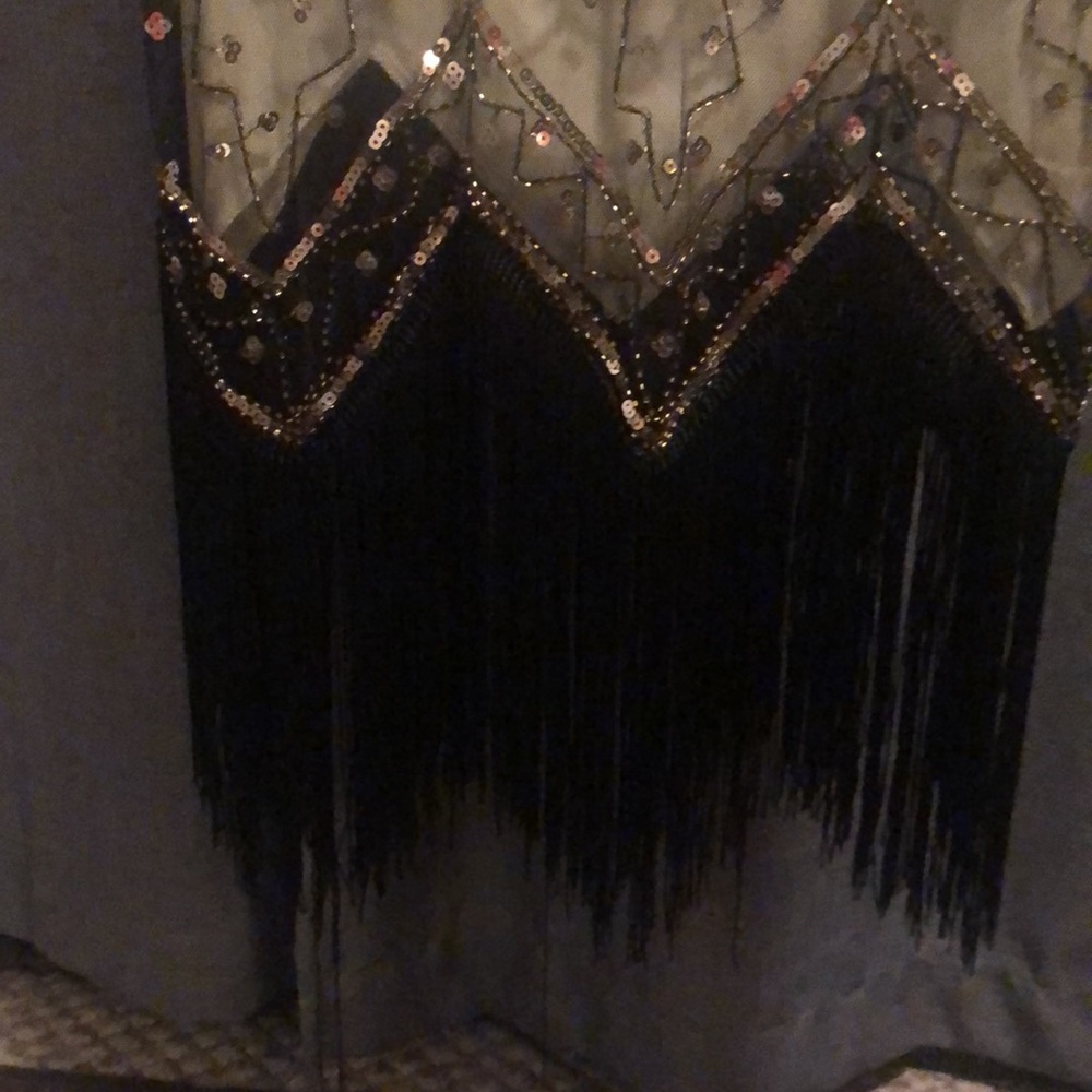 Glam up sparkle for holidays/ special occasion. Vintage Gatsby-inspired dress - Picture 7 of 12